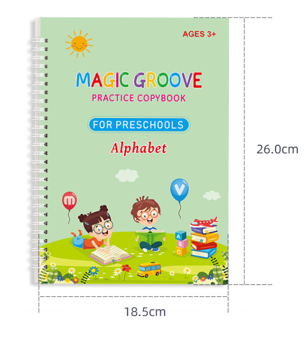 English Children's Groove Magic Practice Font Control Training Send Ten Pen Refill