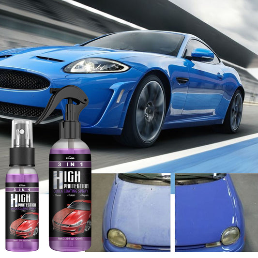 Protect Fast Car Paint Spray Clean Coating - - Car Wax Polish Spray