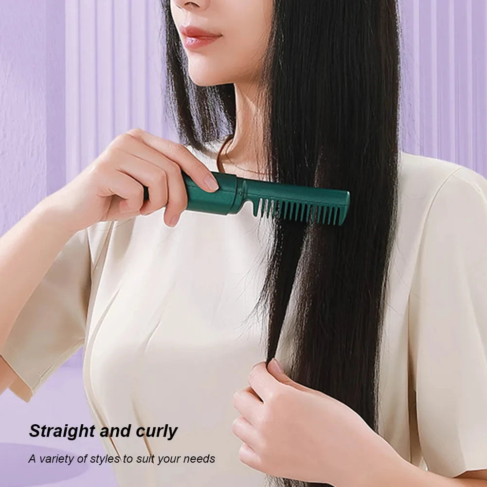 Professional Electric Hair Straightener Comb Brush