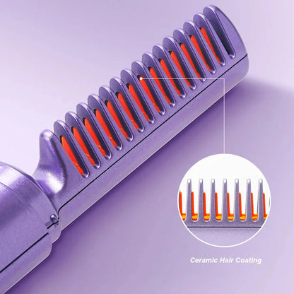 Professional Electric Hair Straightener Comb Brush